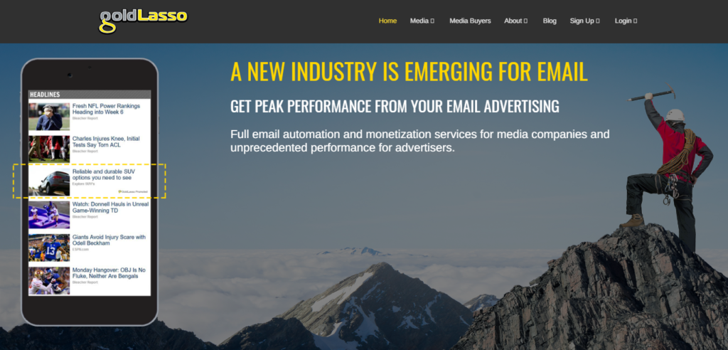 publicidad nativa plataforma email
